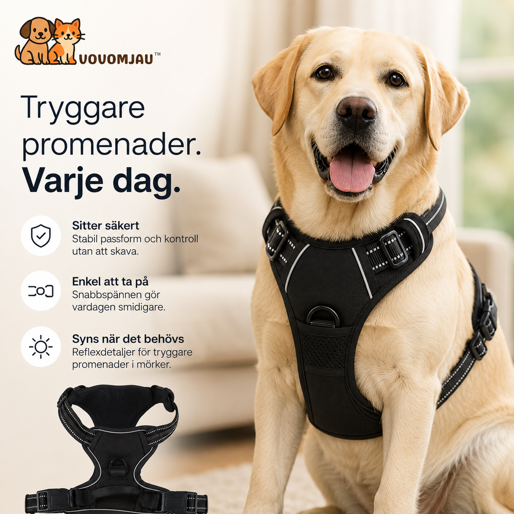 VEXA™ Antidragsele för bättre kontroll