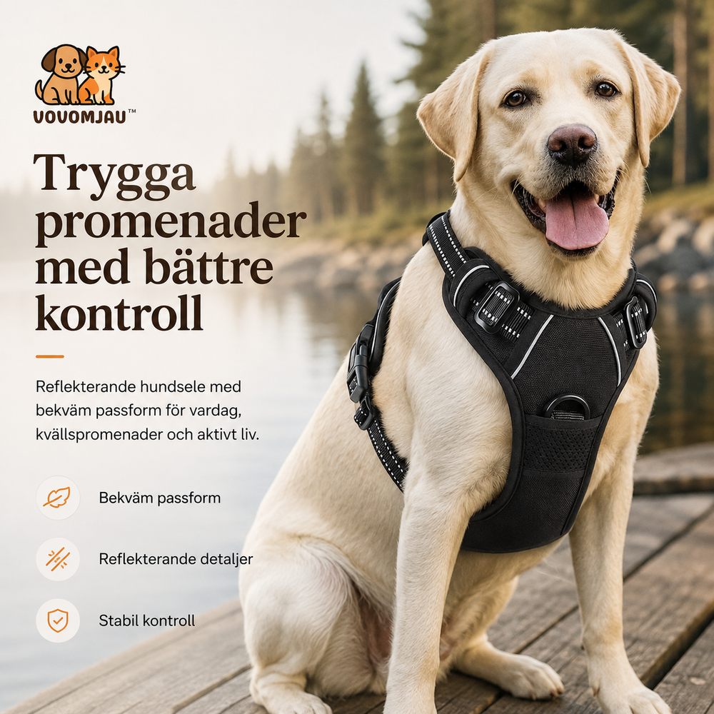 Reflekterande Hundsele för Dagliga Promenader