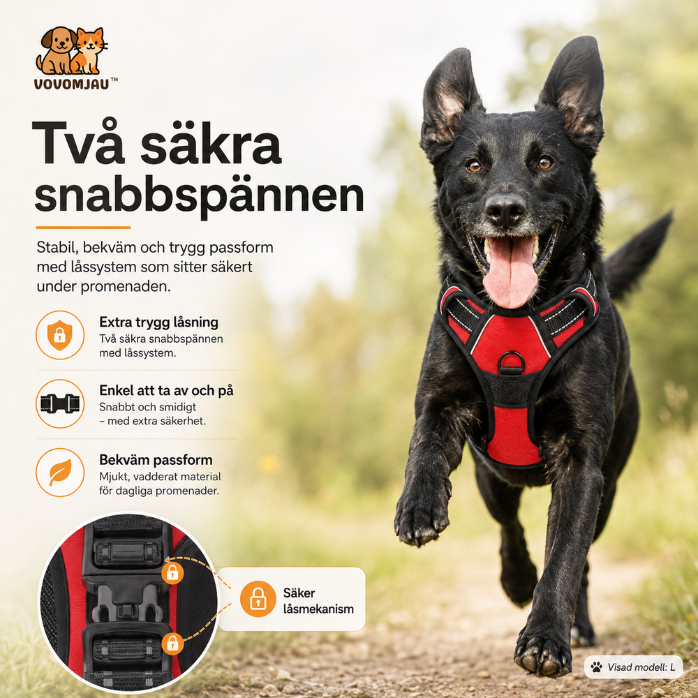 Reflekterande Hundsele för Dagliga Promenader